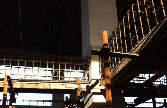 葫芦岛一厂房梁柱截面加大施工